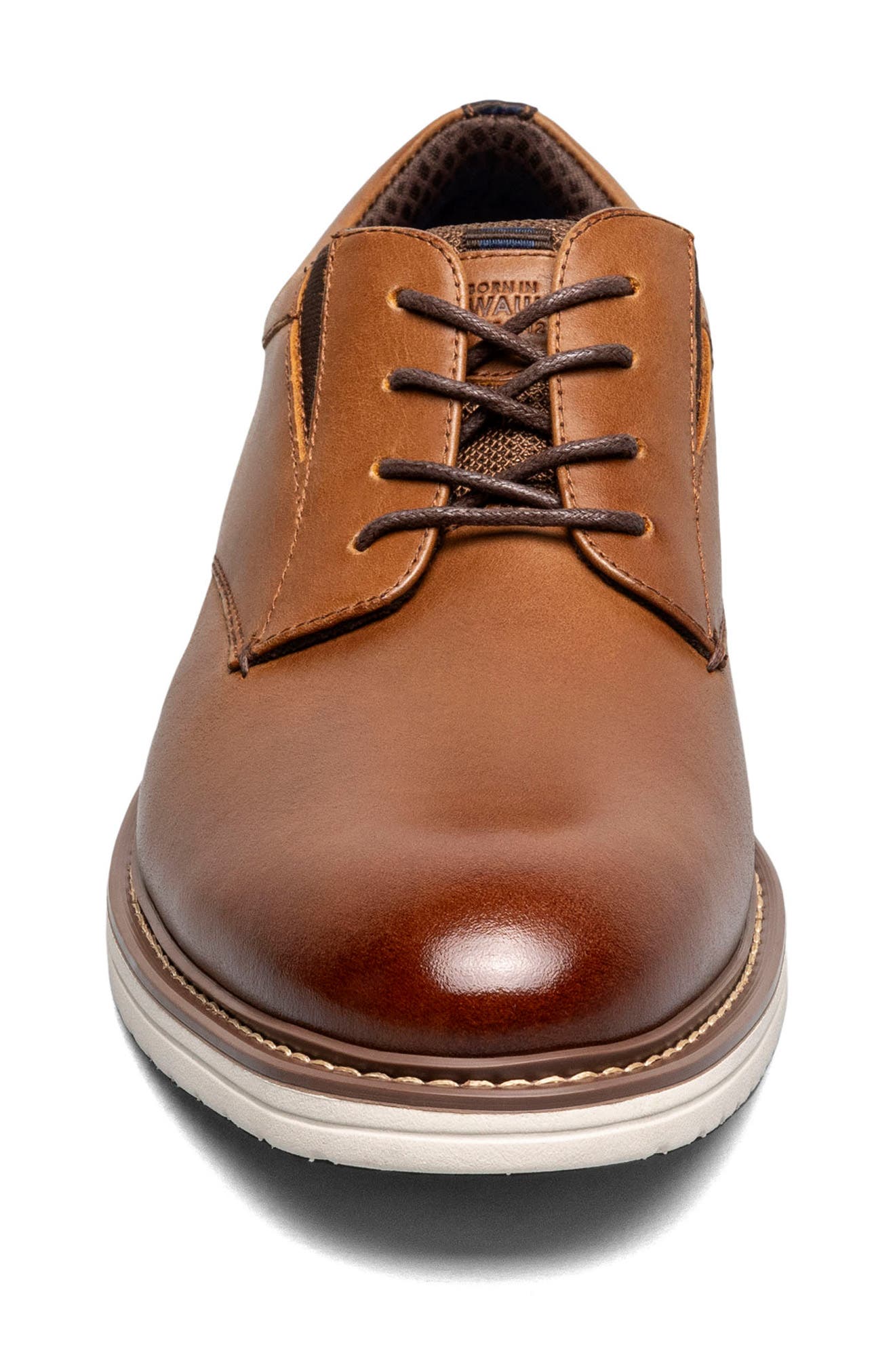 Griff Plain Toe Derby - Wide Width Available, Alternate, color, COGNAC MULTI