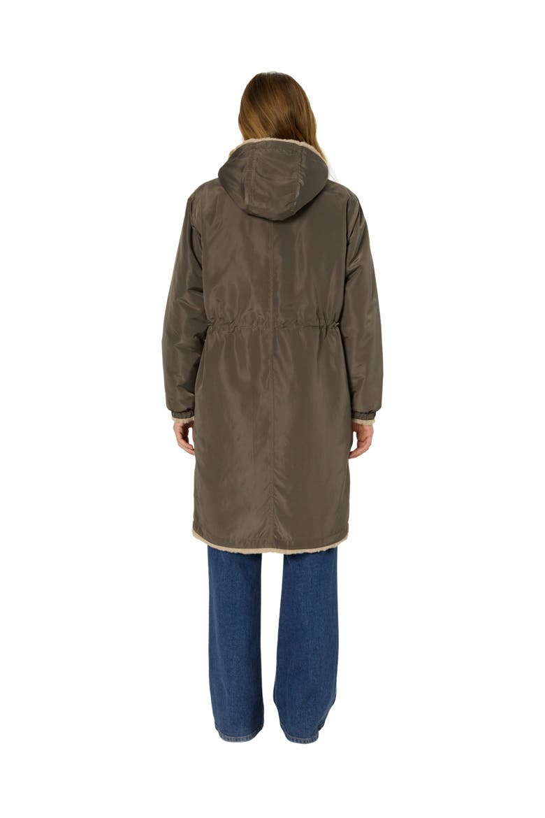 Mayline Reversible Faux Fur Parka Coat (Women) | Nordstrom