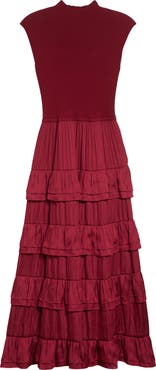 Derek Lam 10 Crosby Klea Tiered Maxi Dress