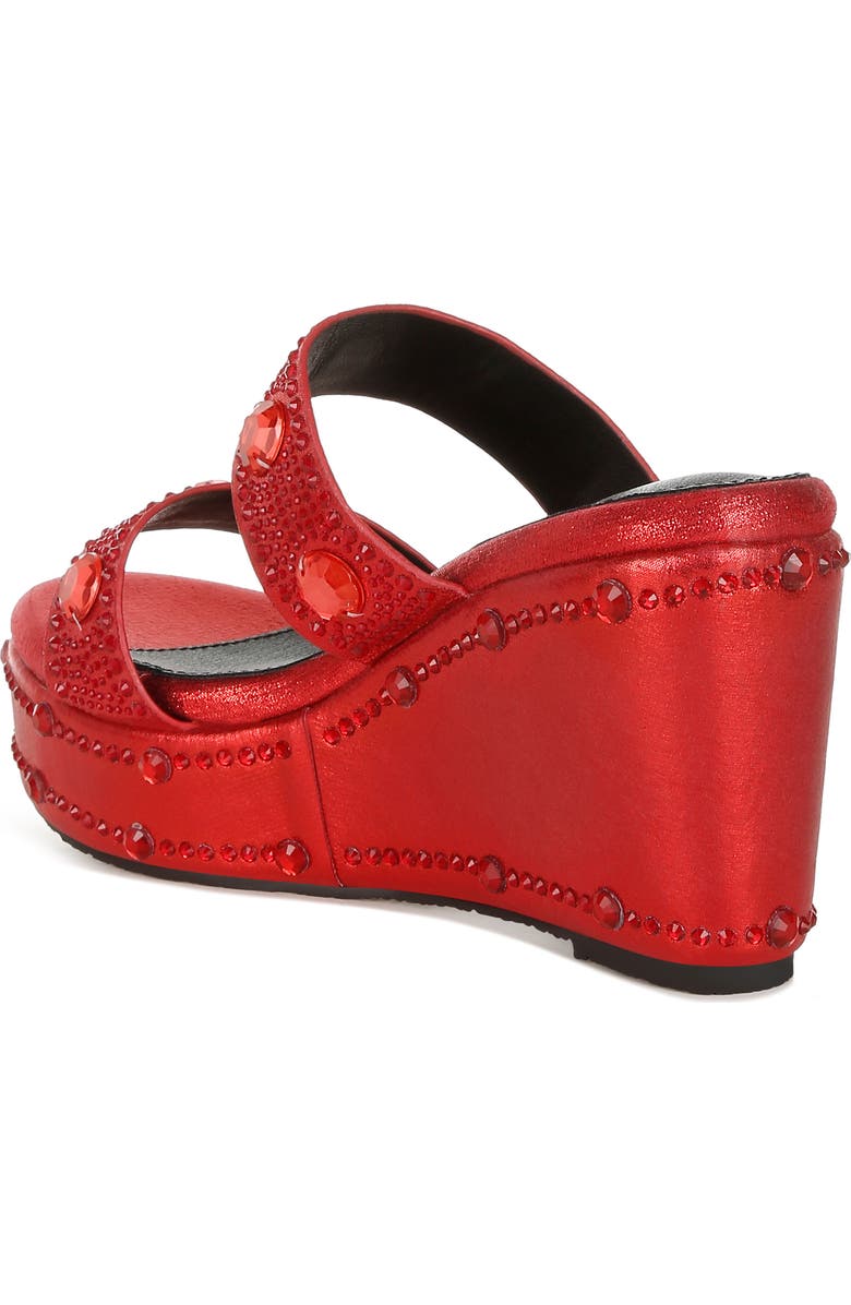 LONDON RAG Iki Diki Wedge Sandal, Alternate, color, Red