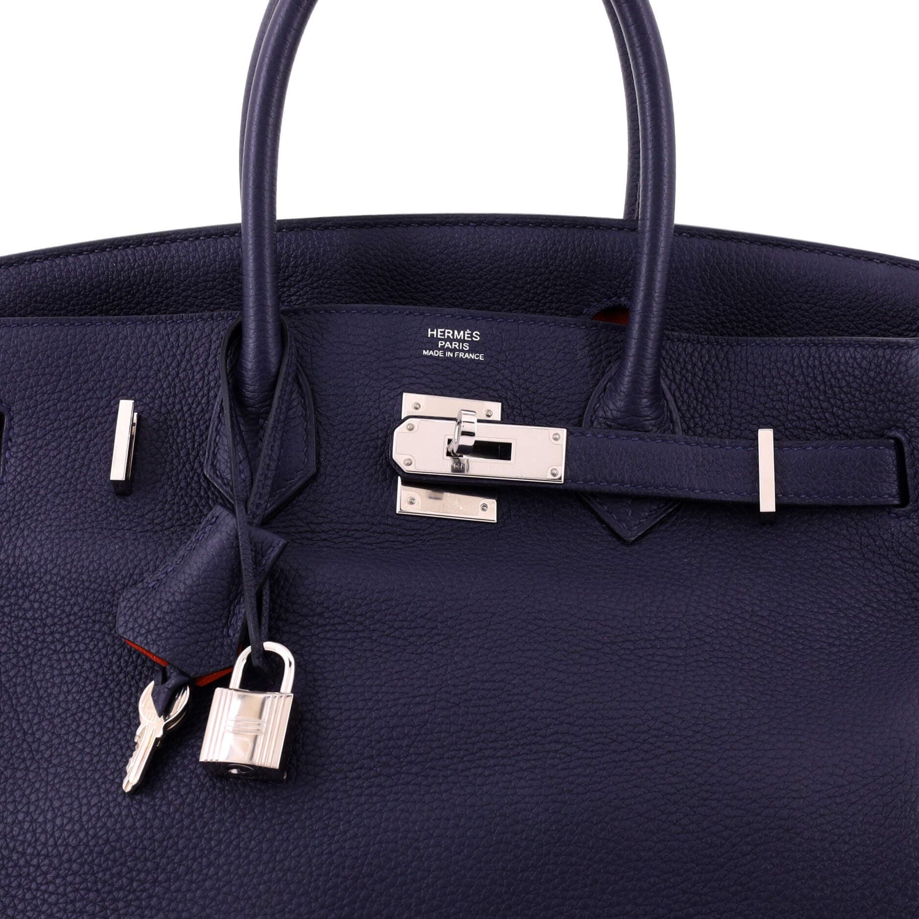 Pre-Owned Hermes Birkin Handbag Verso Togo with Palladium Hardware 30, Alternate, color, 
