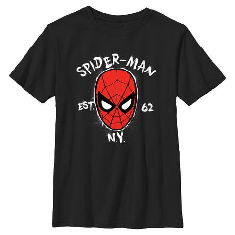 Boy's Marvel Spider-Man Friendly Neighborhood Mask  Graphic T-Shirt