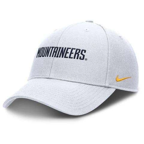 Men's Nike White West Virginia Mountaineers 2025 On-Field Rise Performance Adjustable Hat
