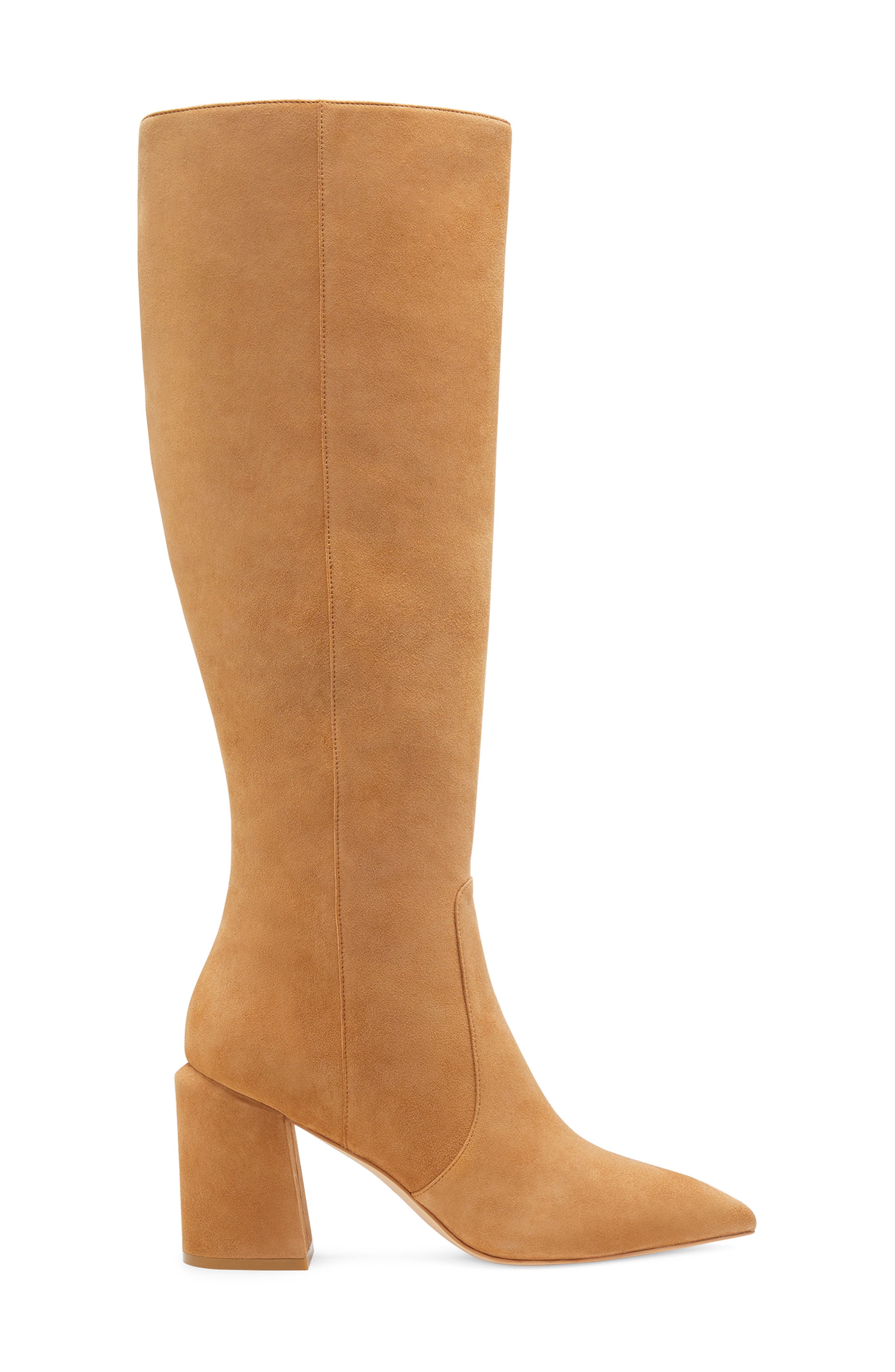 Stuart Weitzman Avenue Boot, Alternate, color, Almond