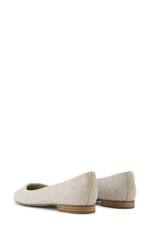 Toms Briella 10020817 Ballet Flat Women 7 Beige Cheetah Print Square Toe Khd1485 In Animal Print