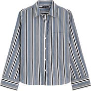 Madewell The Signature Y-Neck Shirt in Poplin