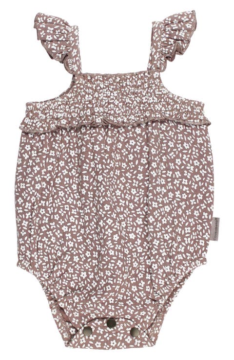 Floral Organic Cotton Gauze Bubble Romper (Baby)