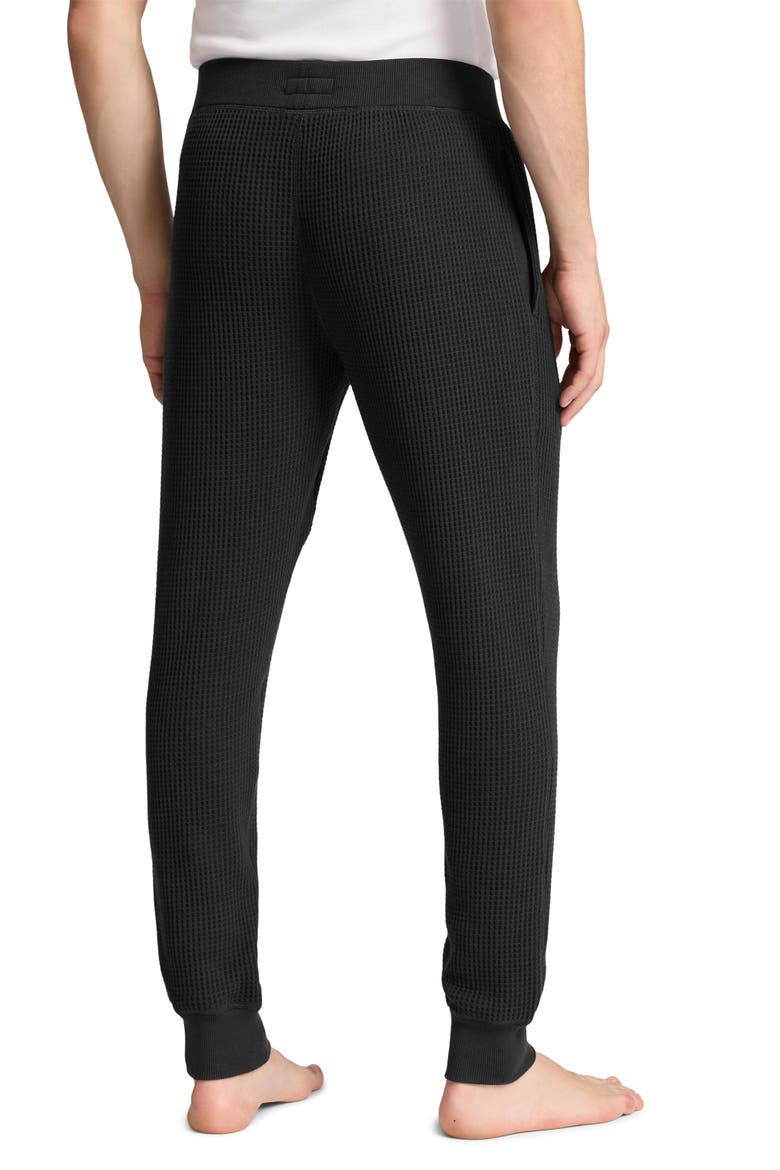 Thermal Knit Lounge Joggers, Alternate, color, POLO BLACK