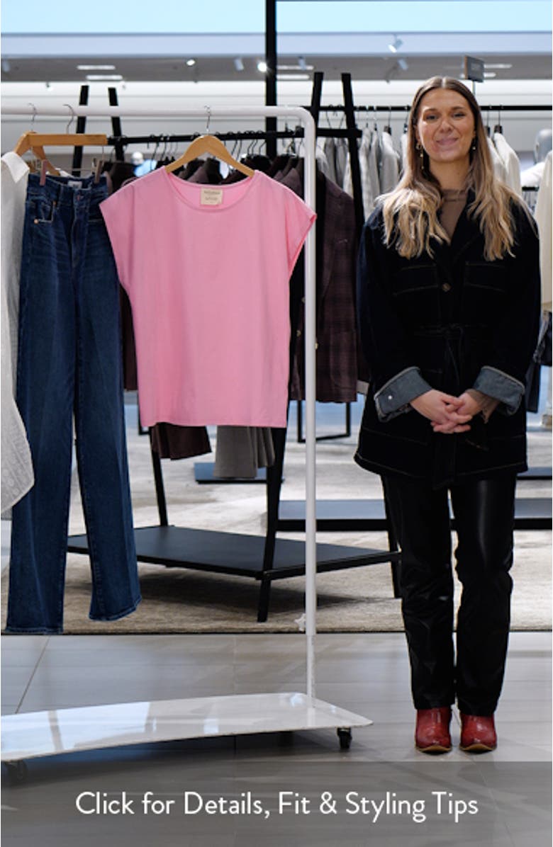 Sora Dolman Sleeve Cotton T-Shirt, sales video thumbnail