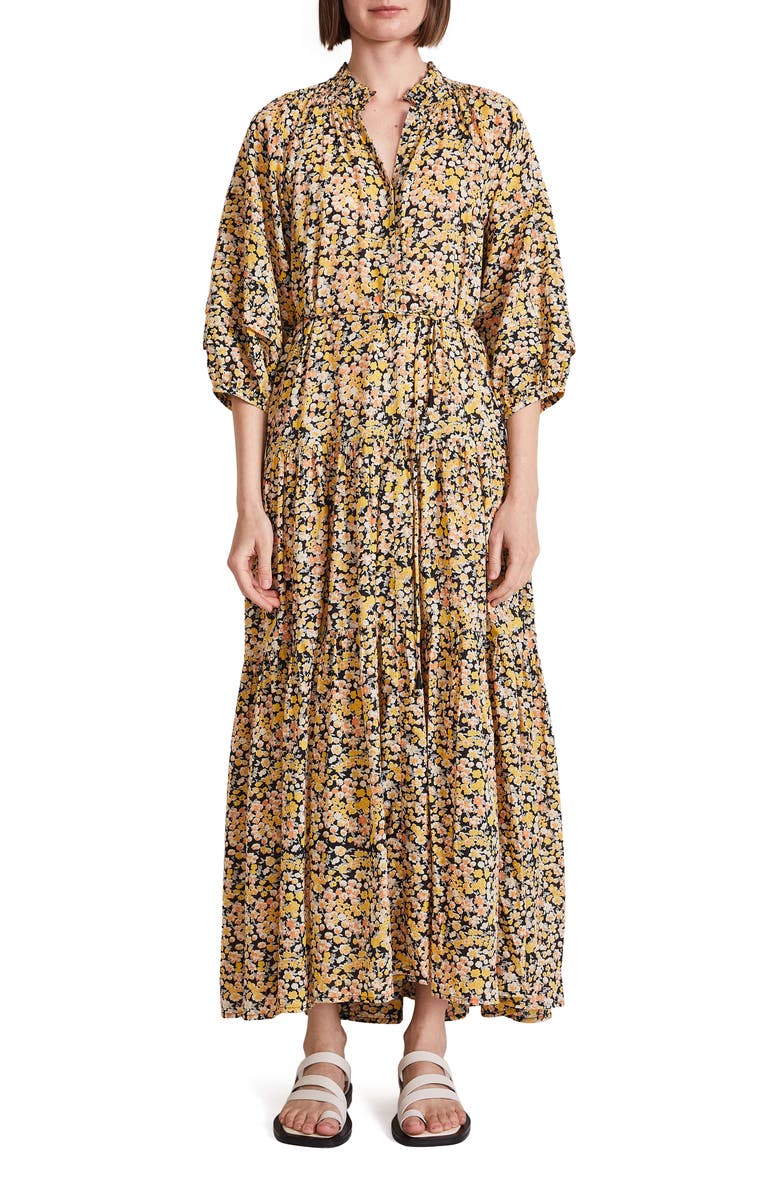 Apiece Apart Trinidad Organic Cotton Maxi Dress, Main, color, 