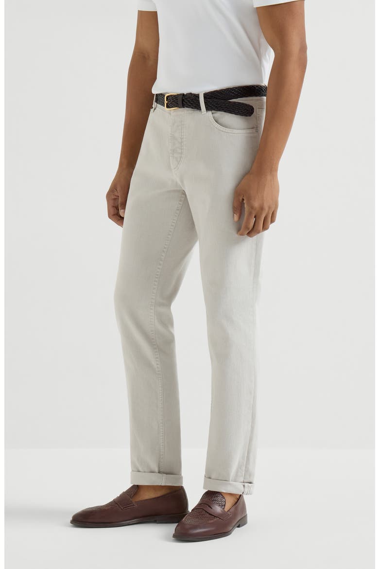 Lightweight denim trousers, Main, color, Yuta