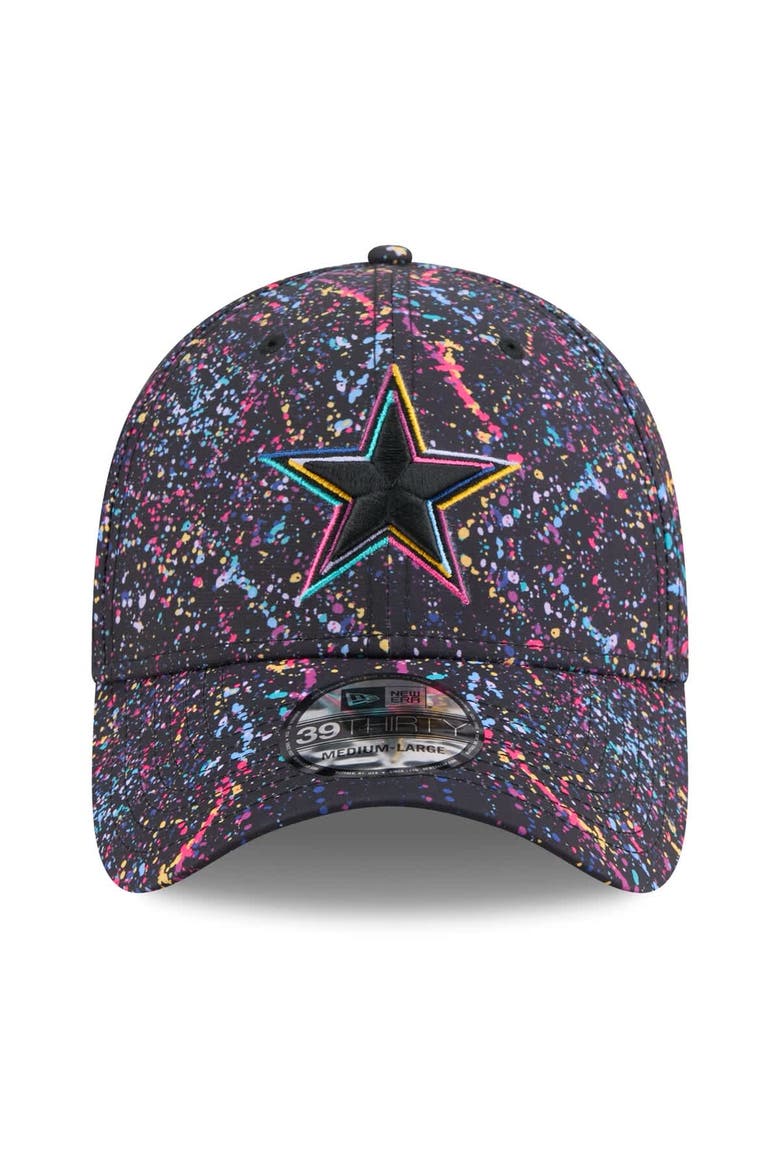 Men's New Era  Black Dallas Cowboys 2025 NFL Crucial Catch 39THIRTY Flex Hat, Alternate, color, Black