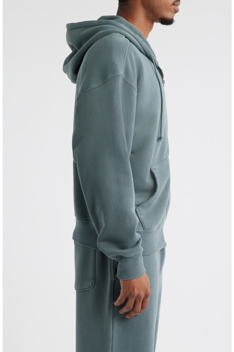 Core Oversize Terry Full Zip Hoodie, Alternate, color, VINTAGE SLATE