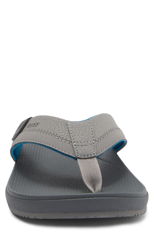 Reef Cushion Spring 2.0 Flip Flop In Grey/blue