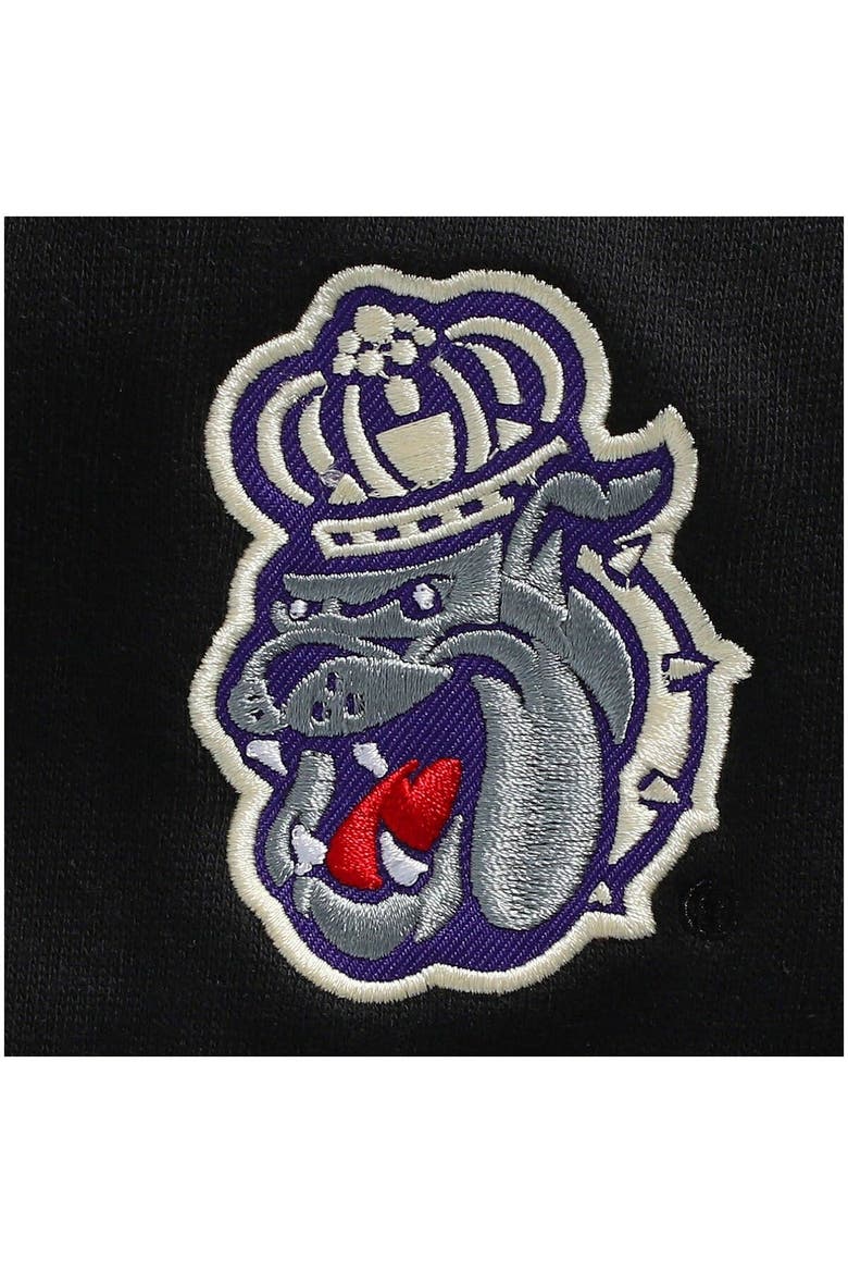 Men's Colosseum Black James Madison Dukes Tortugas Logo Quarter-Zip Jacket, Alternate, color, Black