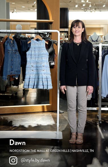 Bardot Junior Kids' Miami Metallic Pleat Bouclé Party Dress