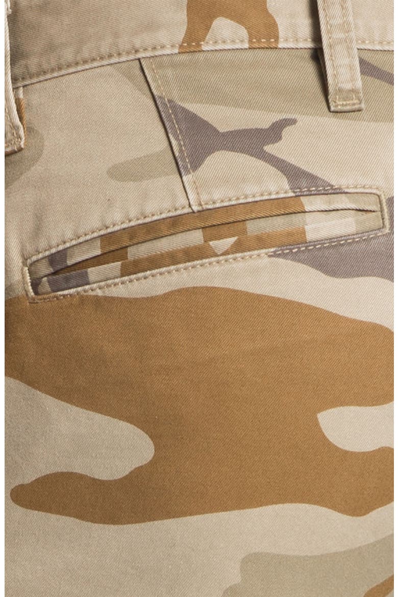 'Alpha Khaki' Slim Straight Leg Chinos, Alternate, color, BROWN CAMO
