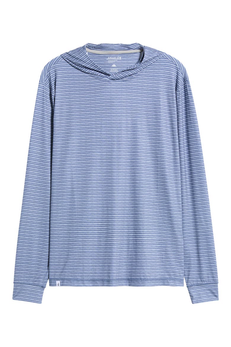 Talon Stripe UPF 50+ Hoodie, Alternate, color, NAVY