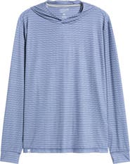 johnnie-O Talon Stripe UPF 50+ Hoodie