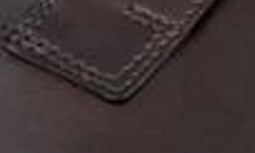 Ecco Maitland Plain Toe Leather Derby In Cocoa Brown