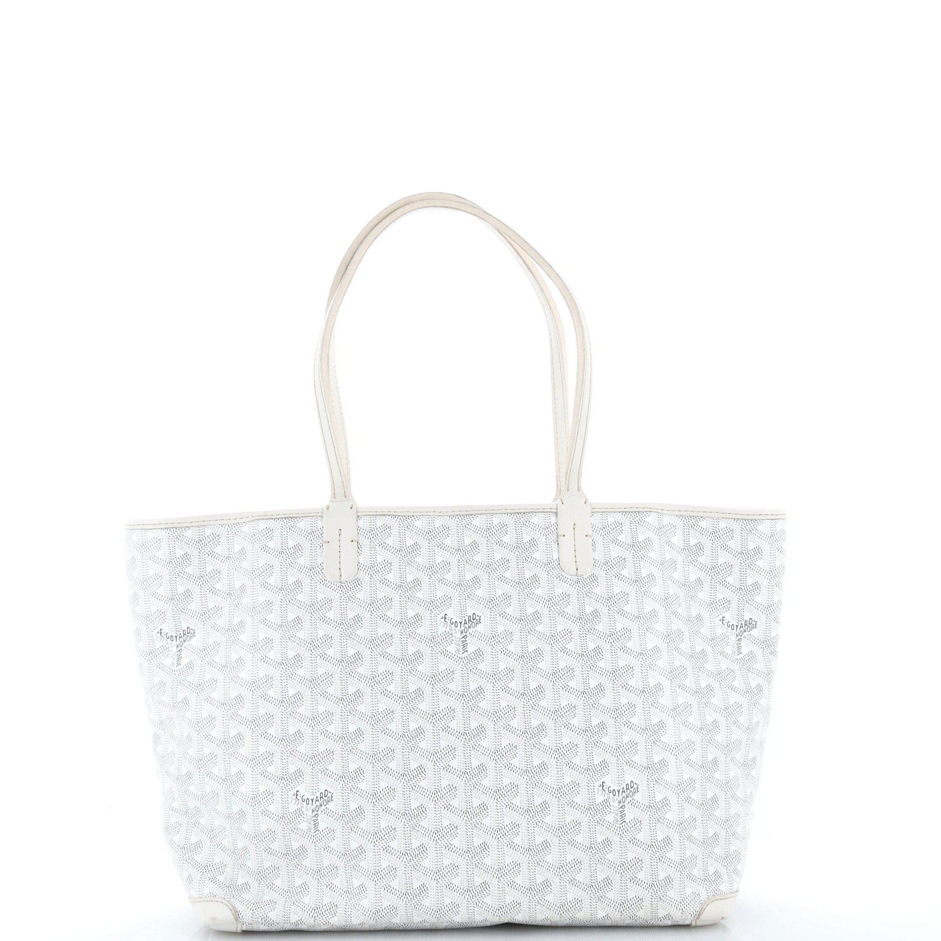 Artois Tote Coated Canvas PM, Main, color, White