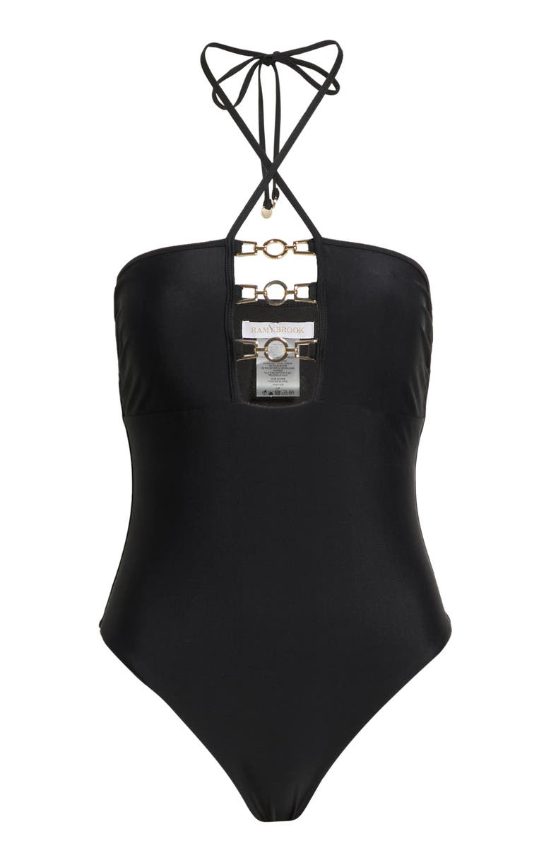 Ramy Brook Lorena Halter One-Piece Swimsuit, Alternate, color, 