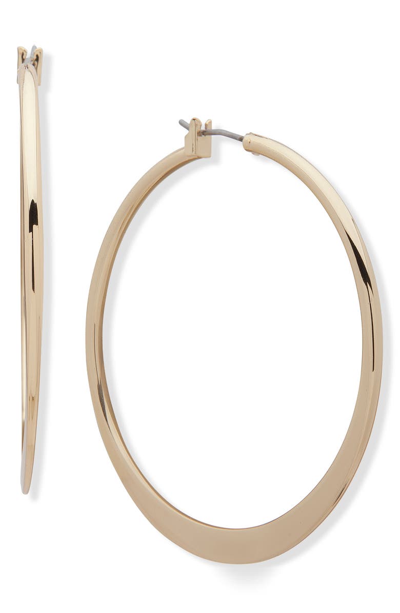 Lauren Ralph Lauren Thin Hoop Earrings, Main, color, Gold
