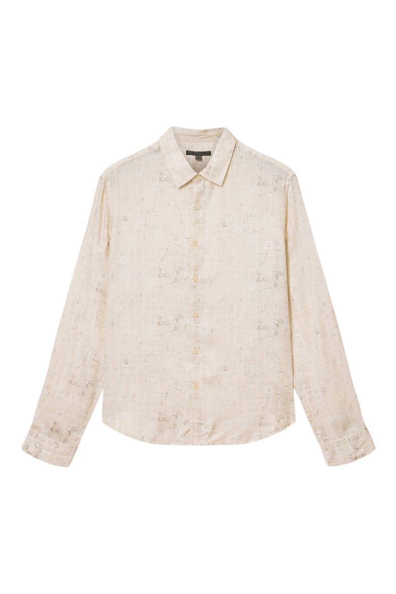 Luca Digital Print Button-Up Shirt, Alternate, color, IVORY