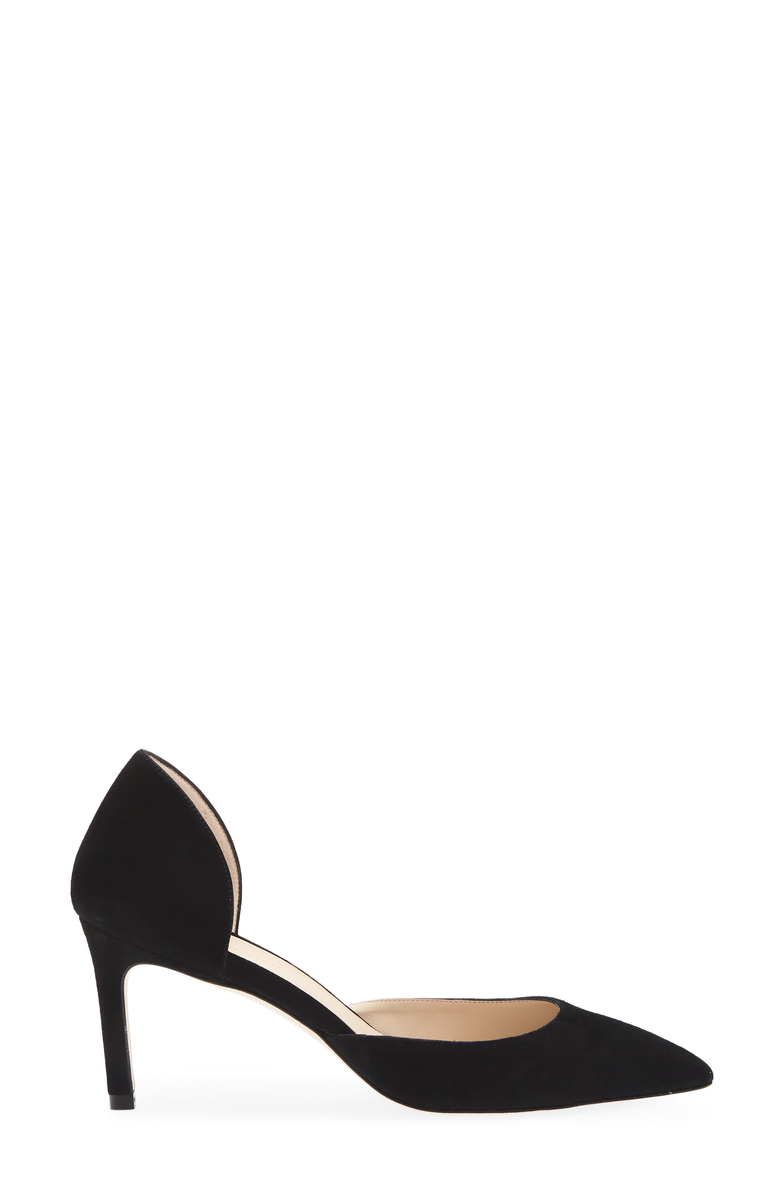 Stuart Weitzman Mara 75 d'Orsay Pump, Alternate, color, Black