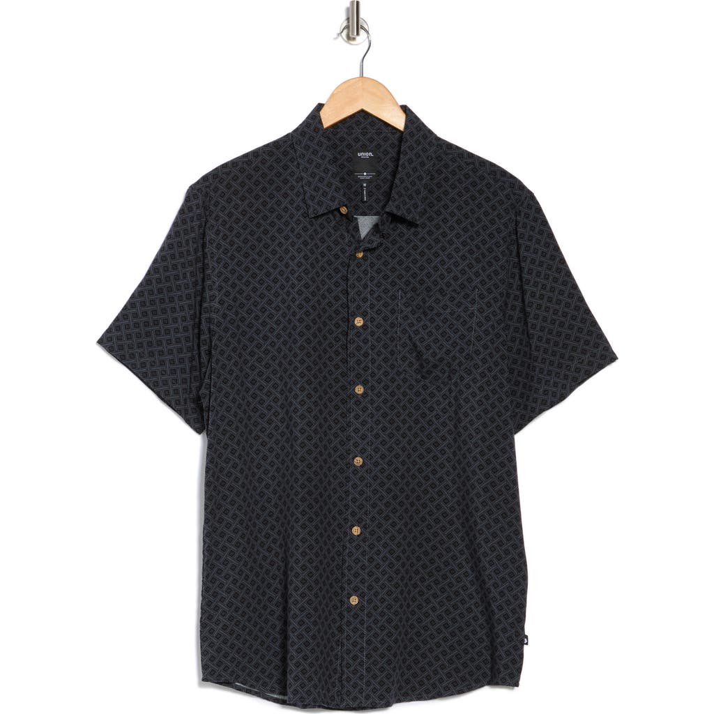 Union Venice Short Sleeve Print Relaxed Fit Shirt