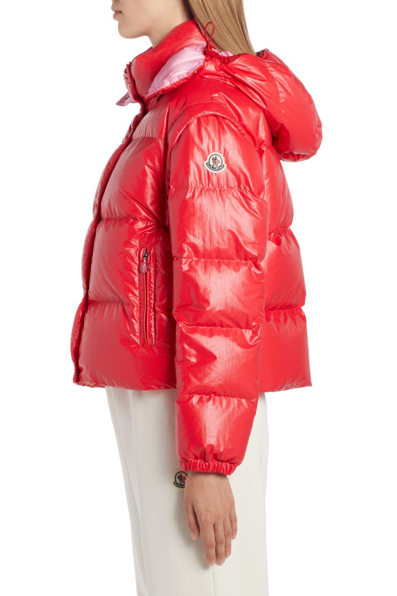 Mauleon Convertible Down Jacket, Alternate, color, RED