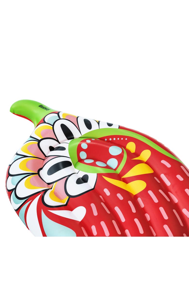 Inflatable Flirty Fiesta Pepper Pool Water Beach Float, Alternate, color, Multicolored