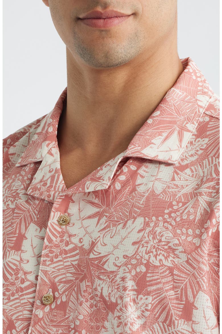 Sumter Performance Camp Shirt, Alternate, color, CORAL