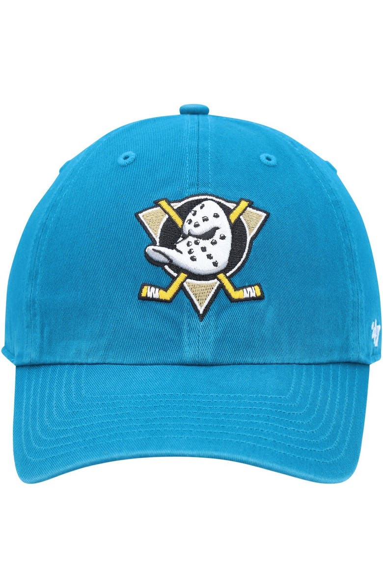 '47 Men's '47 Teal Anaheim Ducks Clean Up Adjustable Hat, Alternate, color, Teal