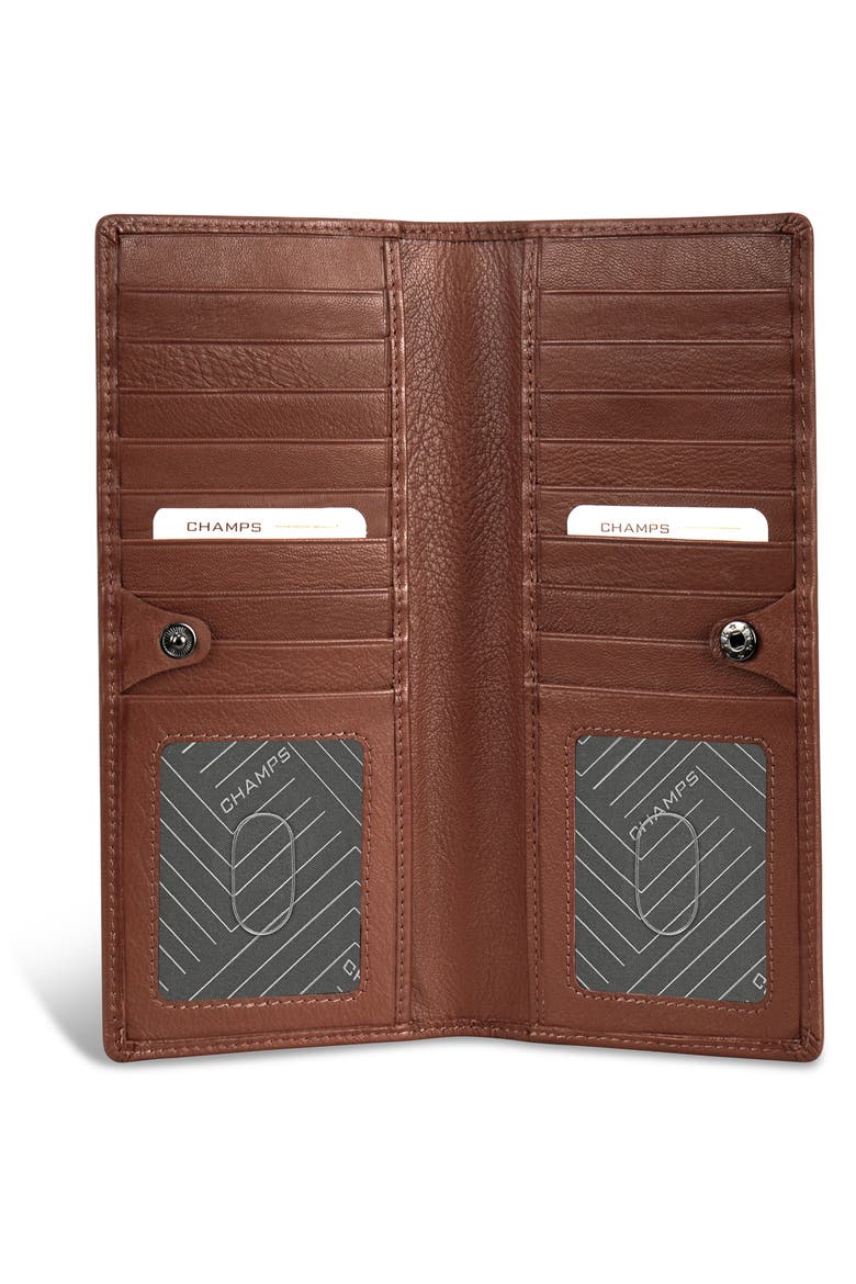 Vertical Bifold Wallet, Alternate, color, BROWN