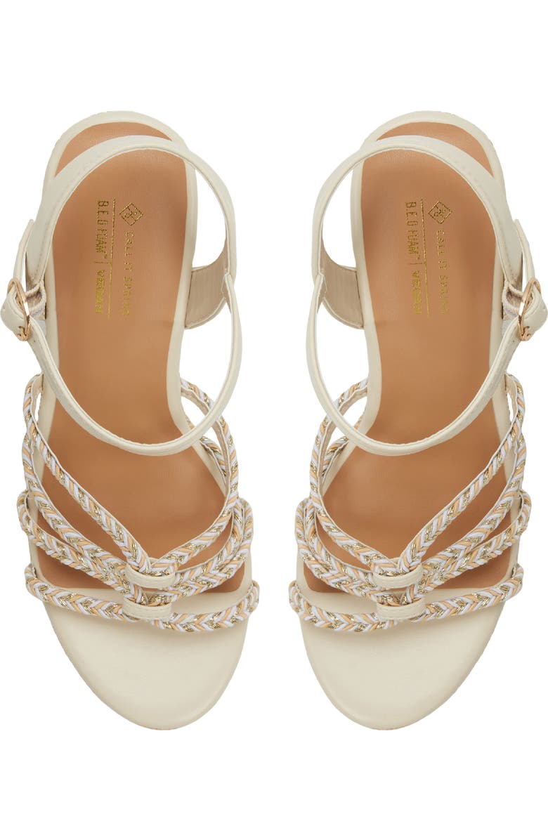 Call It Spring By Aldo Kaylya Ankle Strap Platform Wedge Sandal, Alternate, color, Other Beige