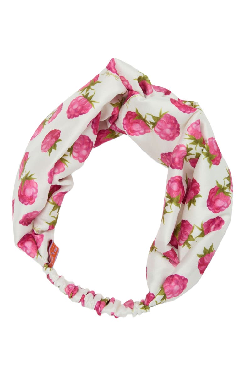 La DoubleJ Pinup Headband Lampone Mini White, Main, color, 