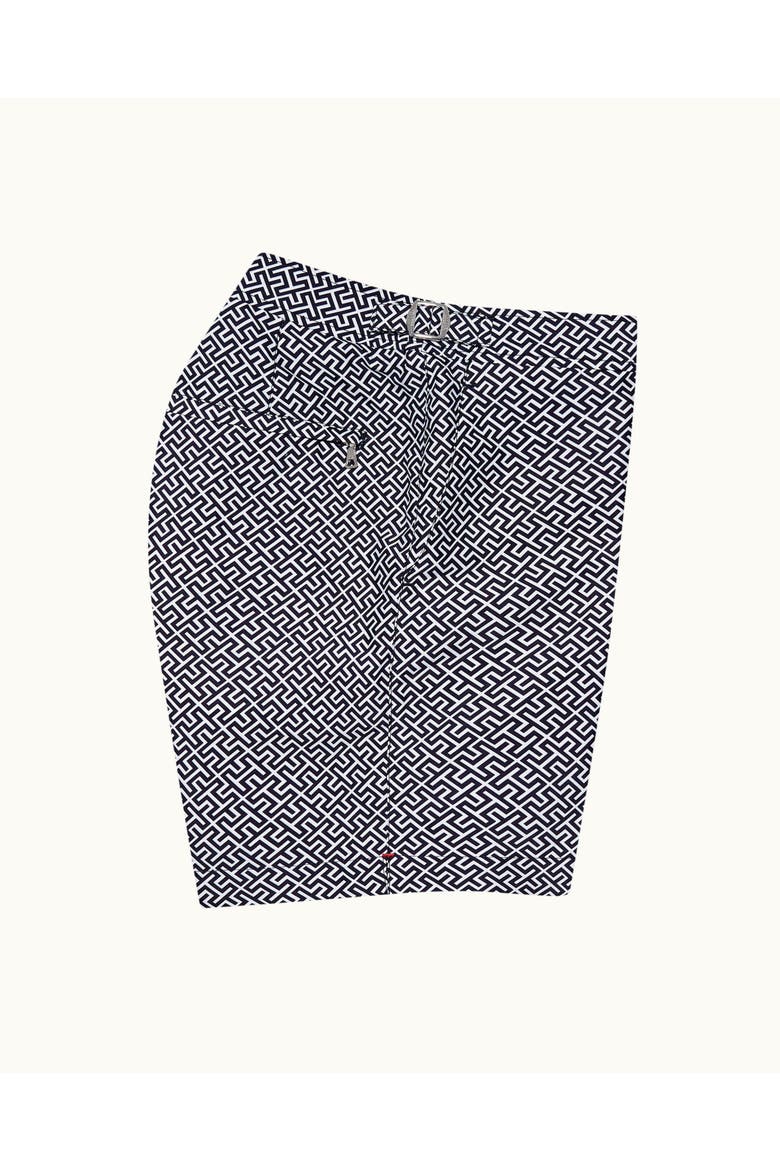 Bulldog Tailored-Fit Swim Shorts, Alternate, color, Navy