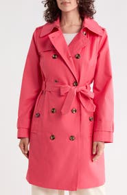 London Fog Double Breasted Trench Coat