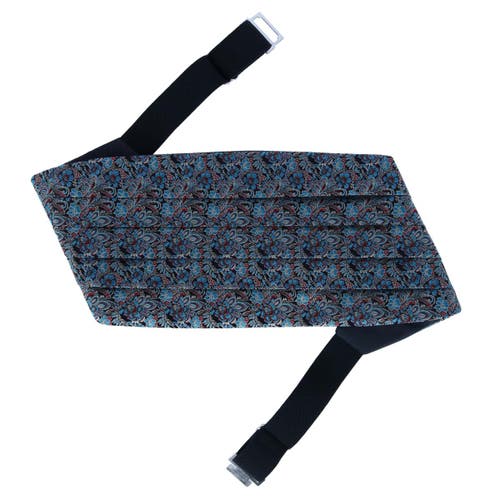 Trafalgar Enzo Exploded Floral Silk Cummerbund In Multiple