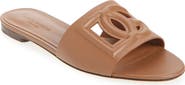 Dolce&Gabbana Bianca Interlock Slide Sandal