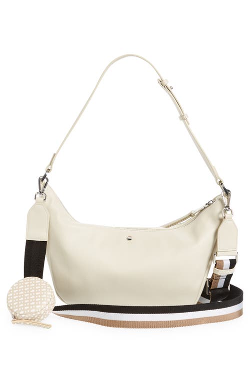 Hugo Boss Boss Large Addison Shoulder Bag In White