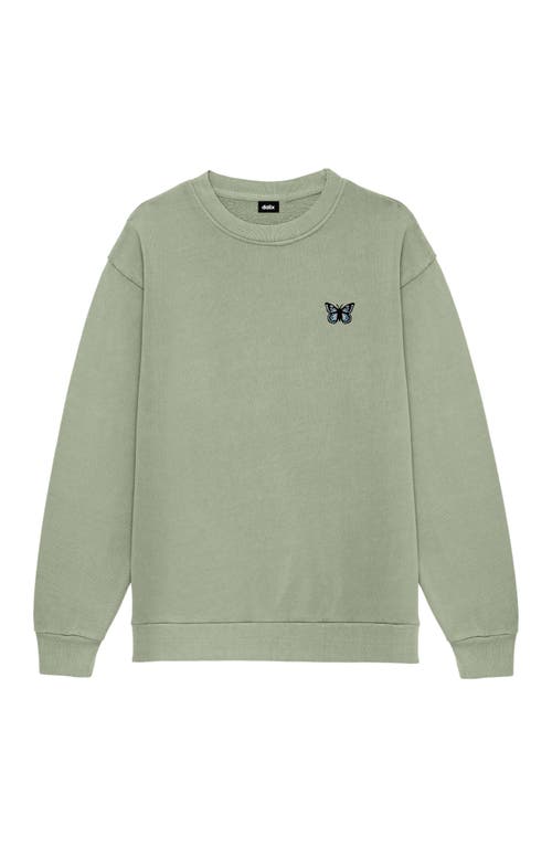 Dalix Womens Butterfly Heavyweight Relaxed Sweatshirt