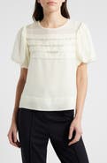 Wyeth Layered Front Puff Sleeve Top