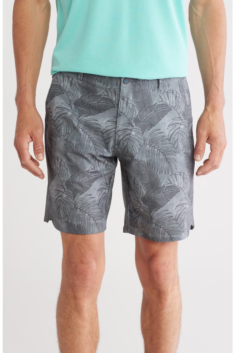 On Par Vine Line 8 Shorts, Main, color, CARBON GREY