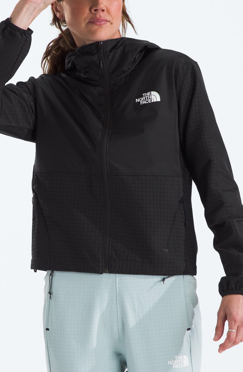The North Face Tekware<sup>™</sup> Grid Hybrid Full-Zip Hooded Jacket, Main, color, 