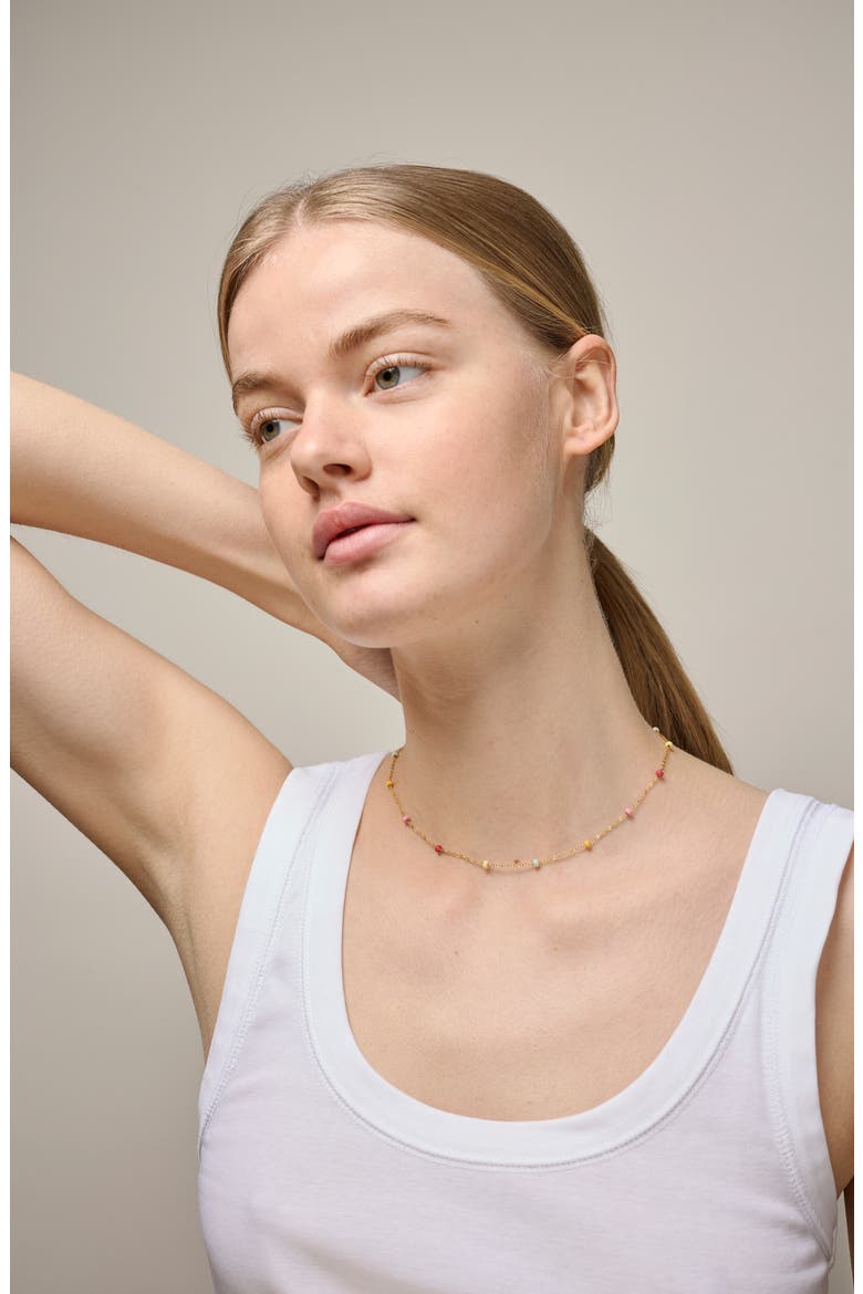 Lola Bold Necklace, Alternate, color, Rainbow