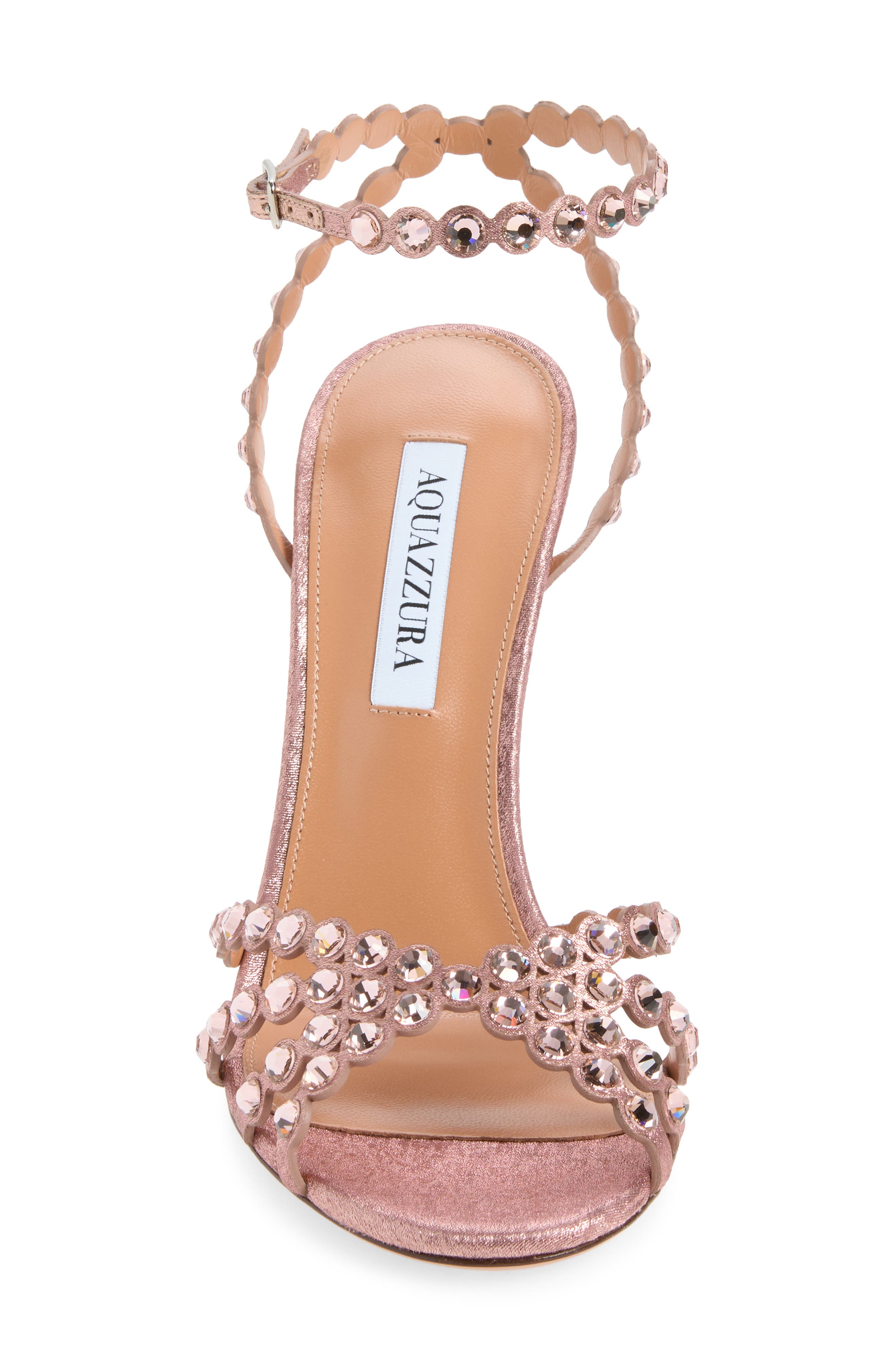 Tequila Crystal Ankle Strap Sandal, Alternate, color, DUSTY ROSE