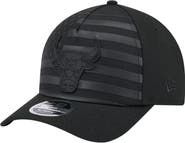New Era Men's New Era Black Chicago Bulls Game Day Flag A-Frame 9FORTY Adjustable Hat