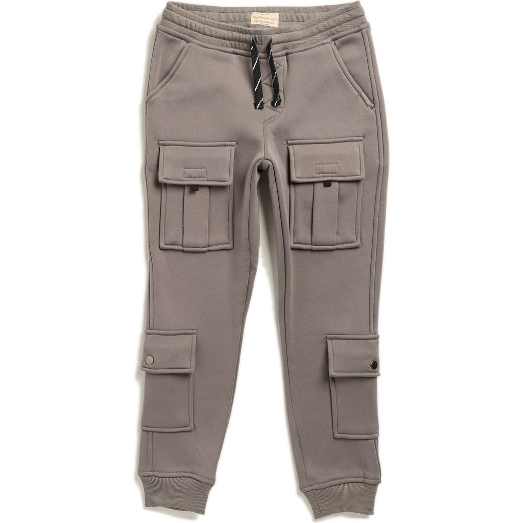 Weatherproof ® Kids' Fleece Cargo Joggers In Gray